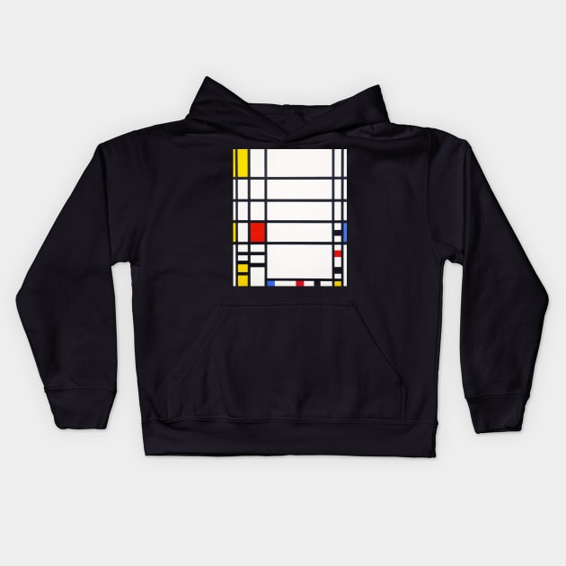 Trafalgar Square by Mondrian Kids Hoodie by MurellosArt